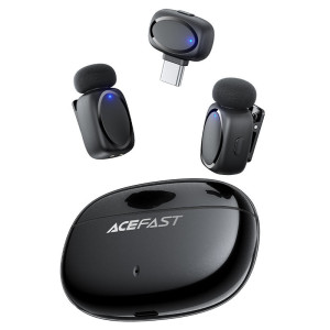 Acefast R2 Wireless Lavalier Microphone – Dual Mic